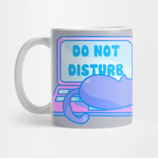 Funny Cat Do Not Disturb T-shirt Mug Coffee Mug Apparel Hoodie Sticker Gift Mug